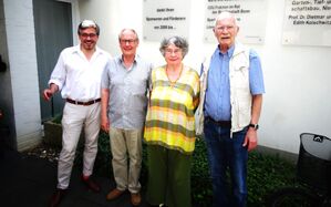 Vorstand der AG 60 plus Bad Godesberg- Mitte: Gisela, links daneben Hans-Werner